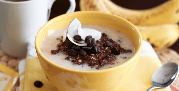 Healthy chocolate mousse