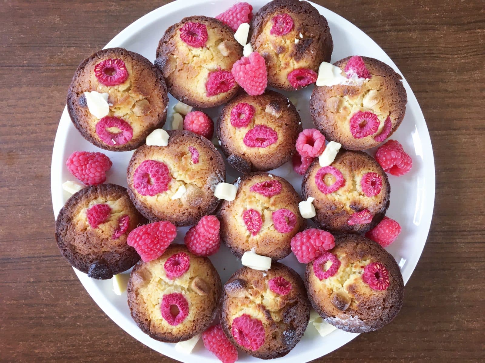 Witte chocolade muffins