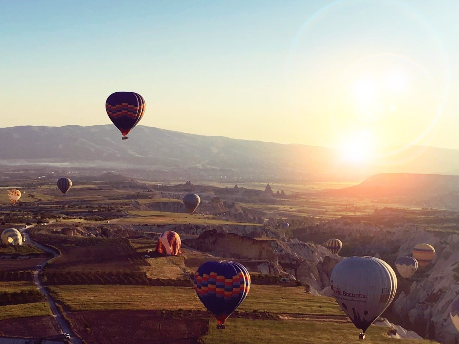Een ballonvlucht over Cappadocië